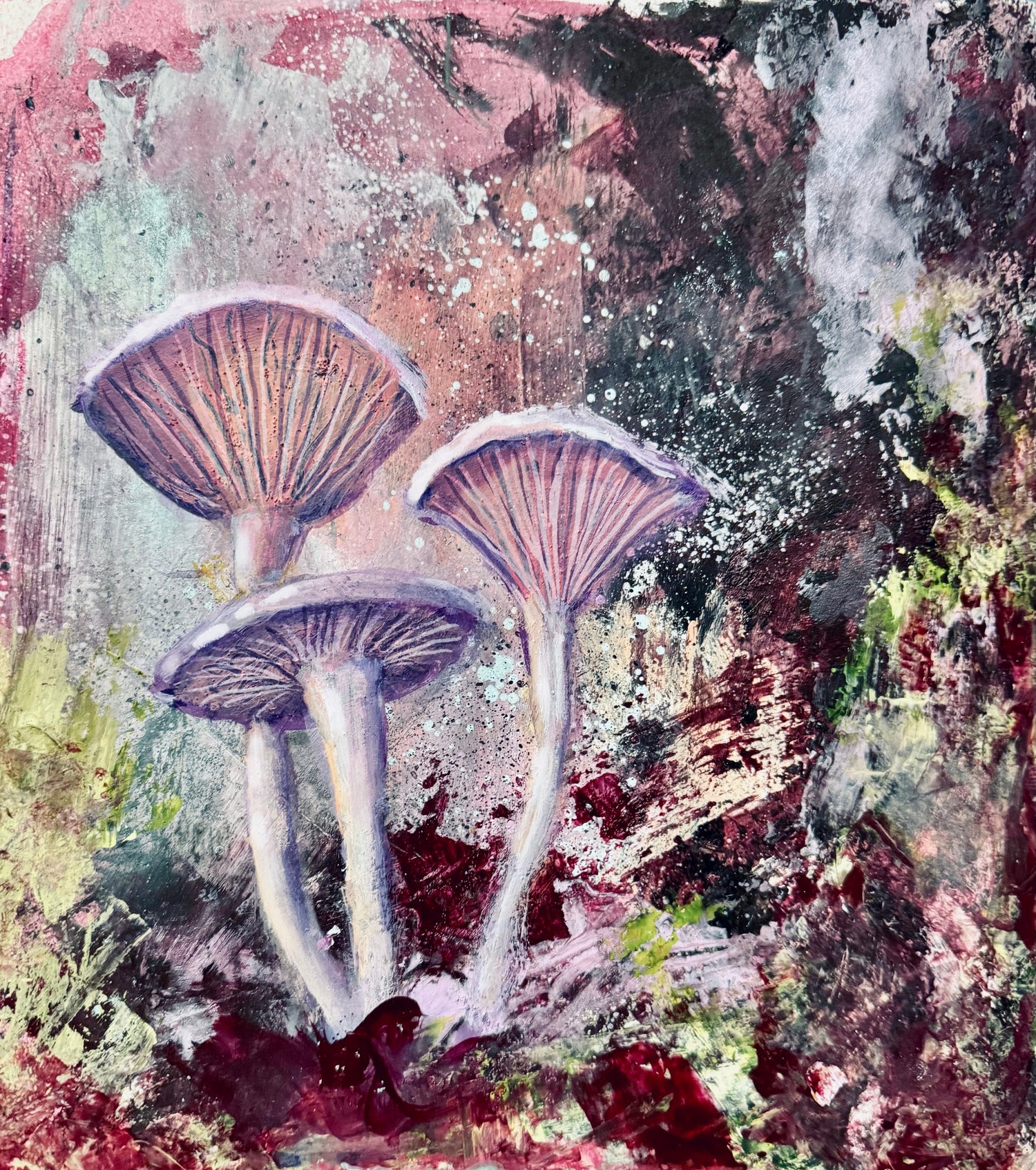 Woodland project painting
